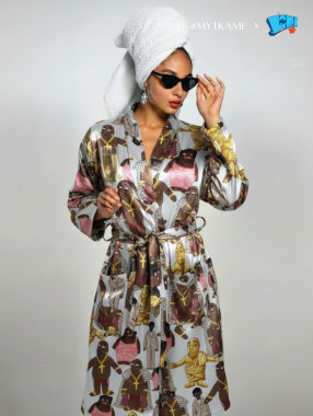 LOKAL TV - biely dámsky župan